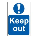 Keep out - 200 x 300mm
