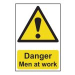 Danger Men at  work - 400 x 600mm