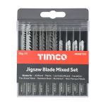 Timco | Mixed Jigsaw Set - High Carbon Steel & HSS Blades 20 Pcs