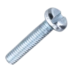 Slotted Pan Machine Screw Zinc Plated DIN85