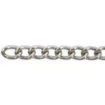 Twisted Curb Chain Nickel 2.4 x 15mm