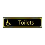Disabled Logo Toilets PVC Self Adhesive Sign