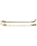 Bulb End Casement Stay 300mm | Polished Brass