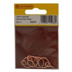 Coppered Picture Screw Rings 15mm (Pack of 4)