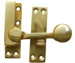 Quadrant Sash Fastener 70MM | Polished Brass