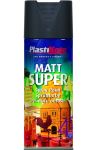PlastiKote | Matt Super Spray Black 400ml