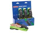 Faithfull 4 Piece Ratchet Tie Down Set