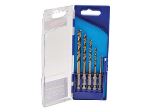 Faithfull 5 Piece Quick Change HSS Cobalt Impact Drill Bit Set