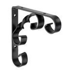 Scroll Bracket Black