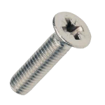 Pozi Countersunk Machine Screw Stainless Steel A2 DIN965