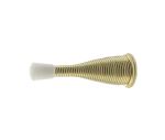 Wall Mounted Spring Door Stop | Polished Brass