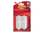 White Designer Hooks 2 Pack