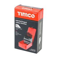 Timco | Roll Forged Jobber Drills Set - HSS | 25 Piece