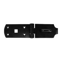 Heavy Duty Secure Bolt on Hasp & Staple Black  