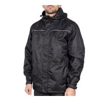 Timco | Waterproof Lined Rain Jacket Black