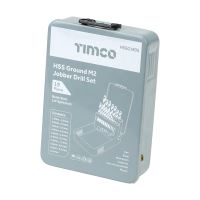Timco | Ground Jobber Drills Set - HSS | 19 Piece