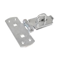 Heavy Duty Vertical Bolt on Hasp & Staple Galv 6"