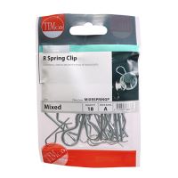 Timco | Mixed R Clip | 18 Piece