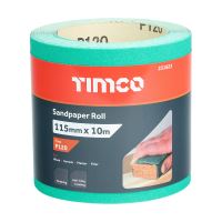 Green Sandpaper Roll 120 Grit 115mm x 10m